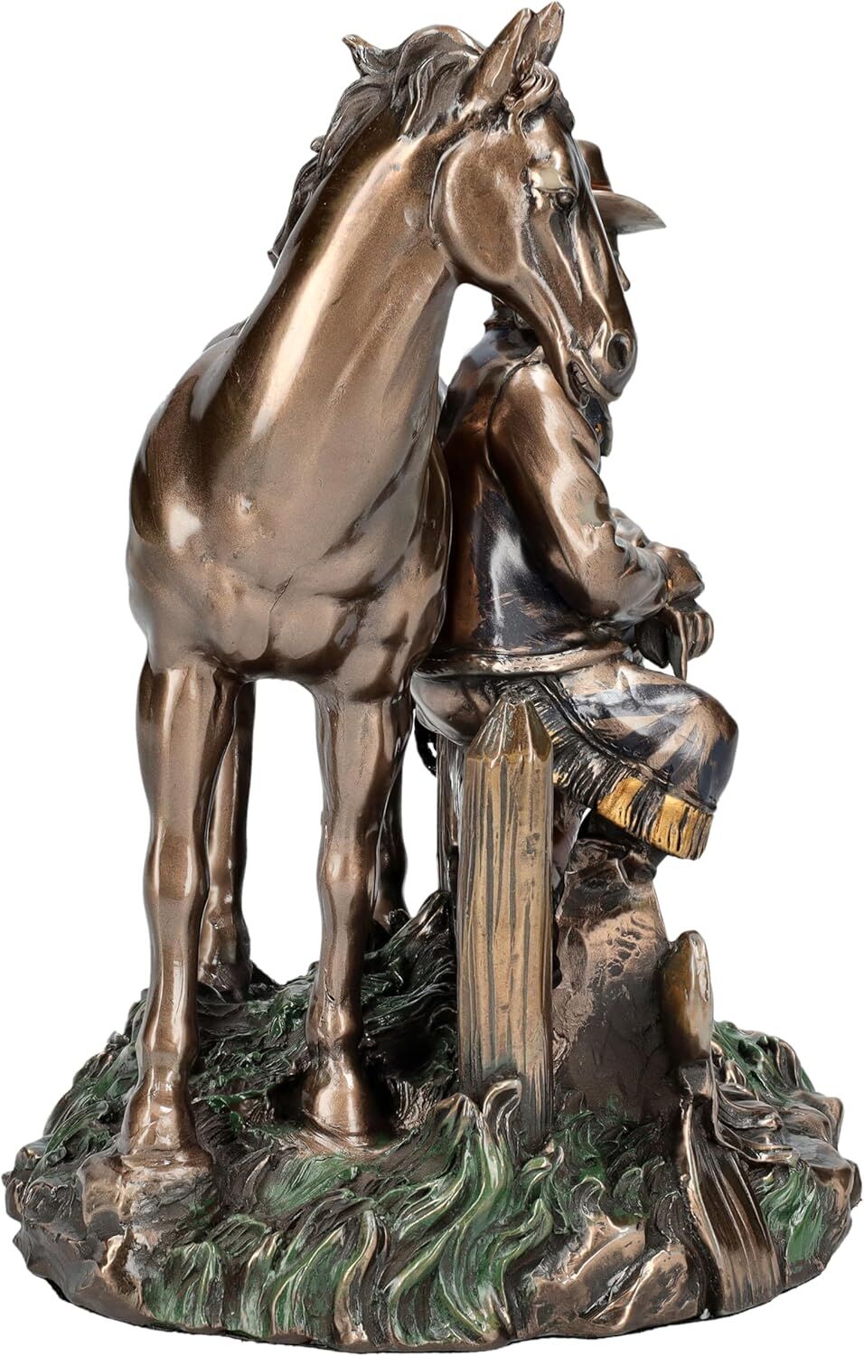 Pacific Trading Cowboy Tranquility Statue, 7-In