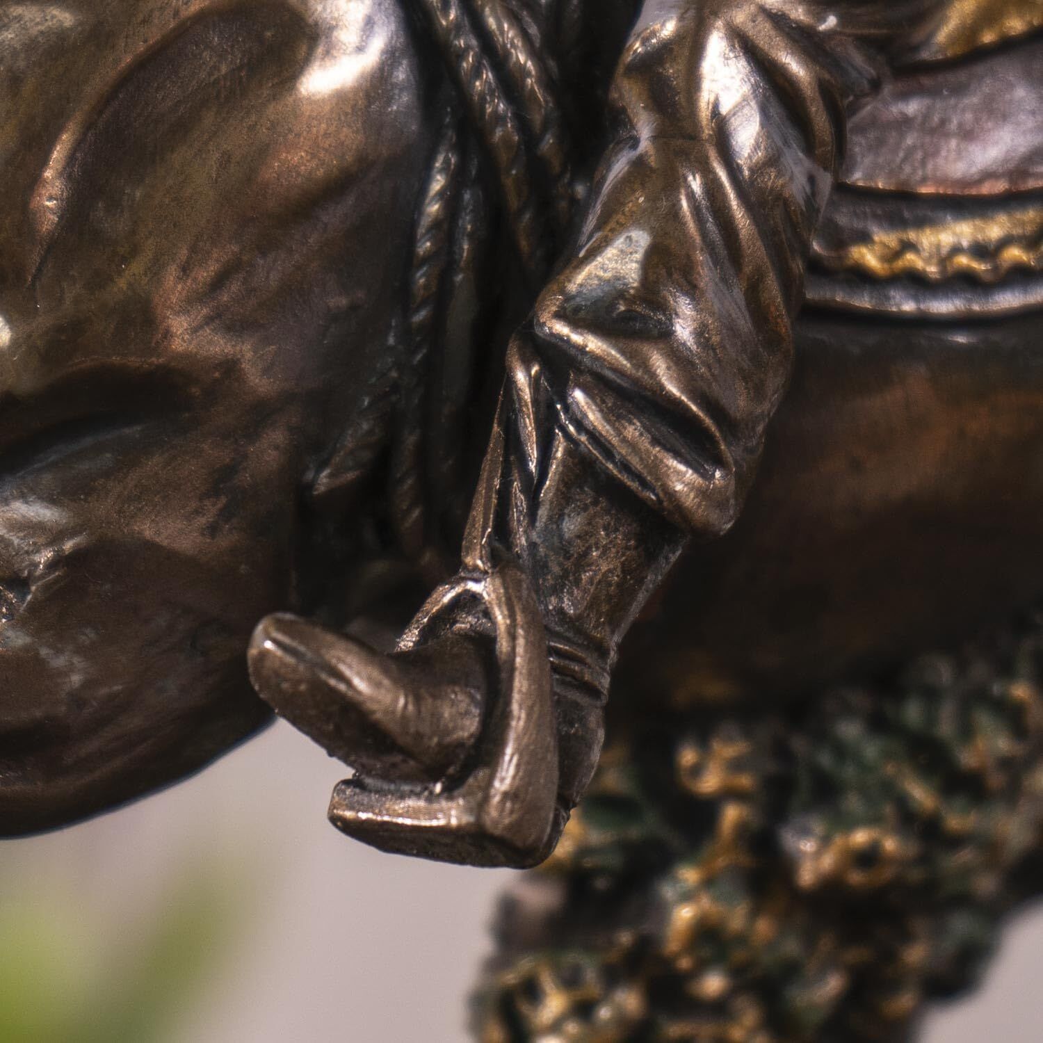 Pacific Trading Cowboy Lasso Action Statue, 9 1/2-In