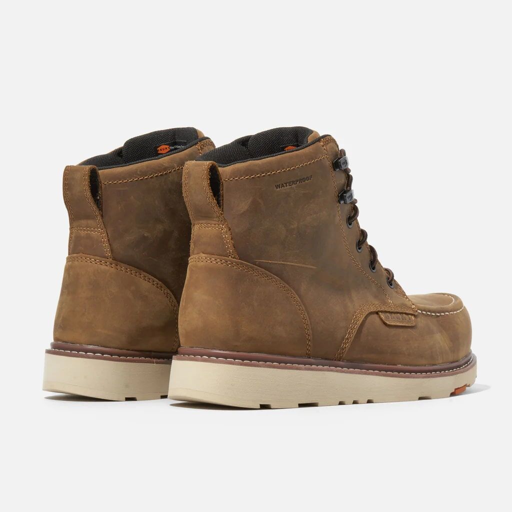 BRUNT Men's The Marin 6-In Moc Toe Soft Toe Boot