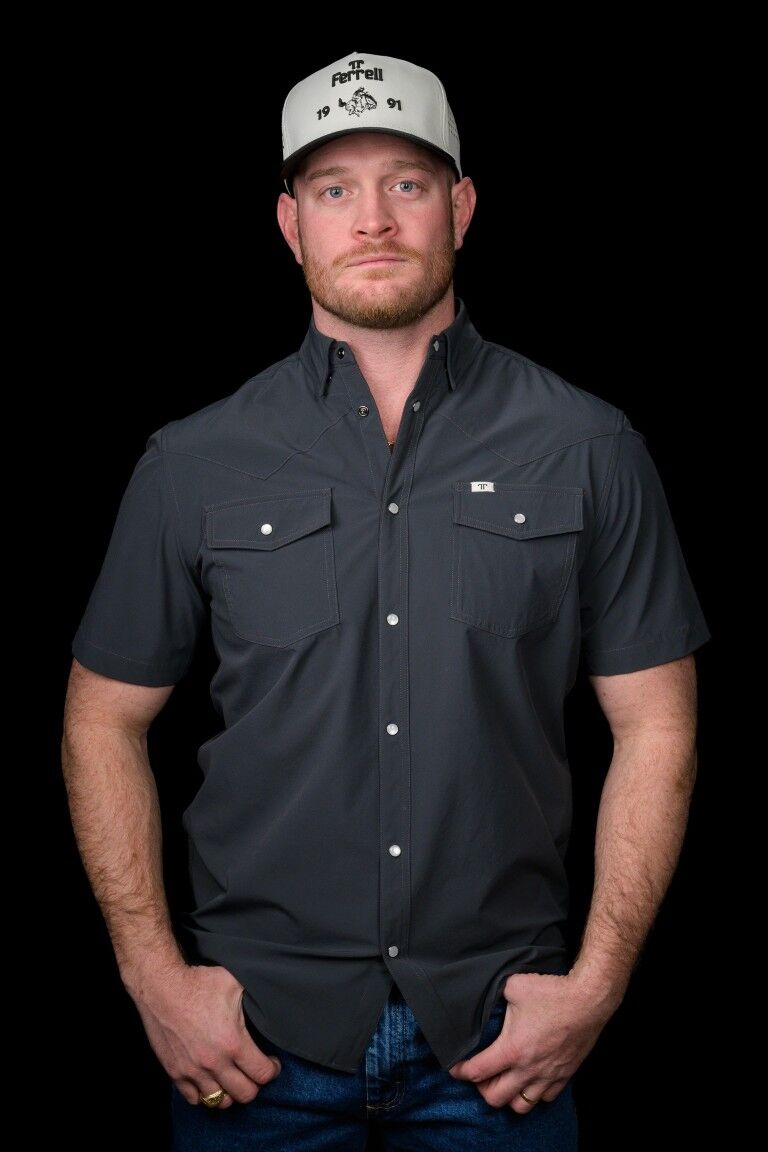 Ferrell Men's CORE Short Sleeve Snap Shirt
