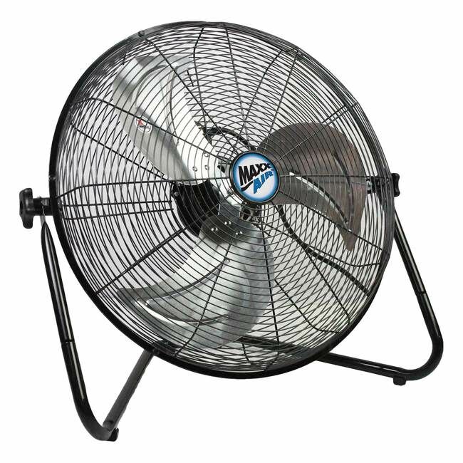 MaxxAir 3-Speed Tilting High Velocity Floor Fan - 20 in
