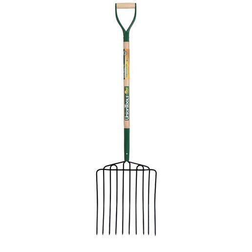 Union Rake Union Tools 10-Tine Ensilage Fork with D-Grip, 54-In