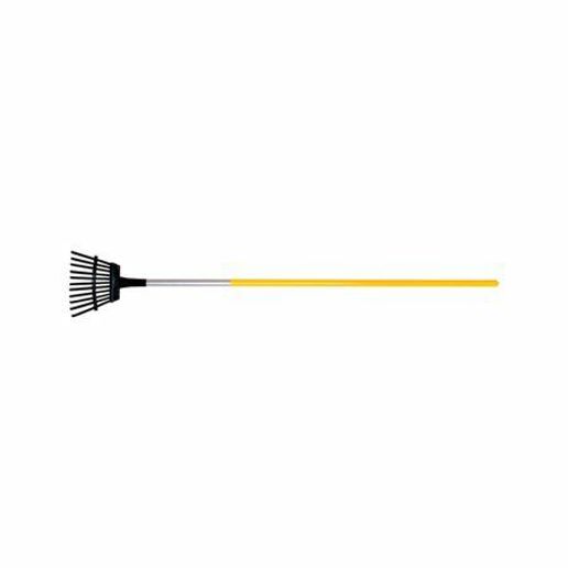 True Temper 8 Inch Steel Tine Shrub Rake