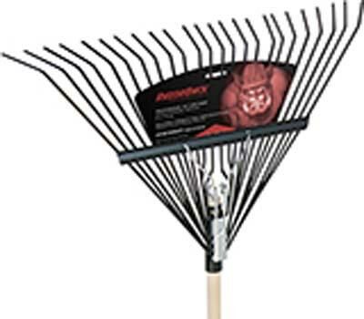 True Temper Razor-Back 24-Tine Steel Leaf Rake