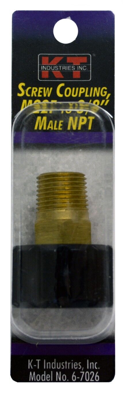 KT Industries Screw Coupling, M22F x 3/8-In Male NPT - Pressure
