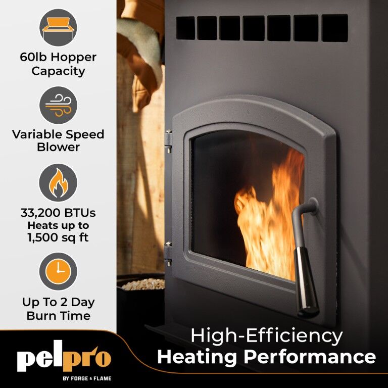 PelPro PP60-B Pellet Stove