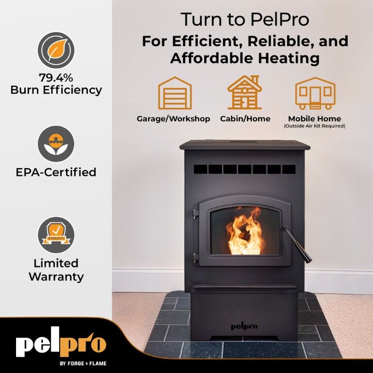 PelPro PP60-B Pellet Stove