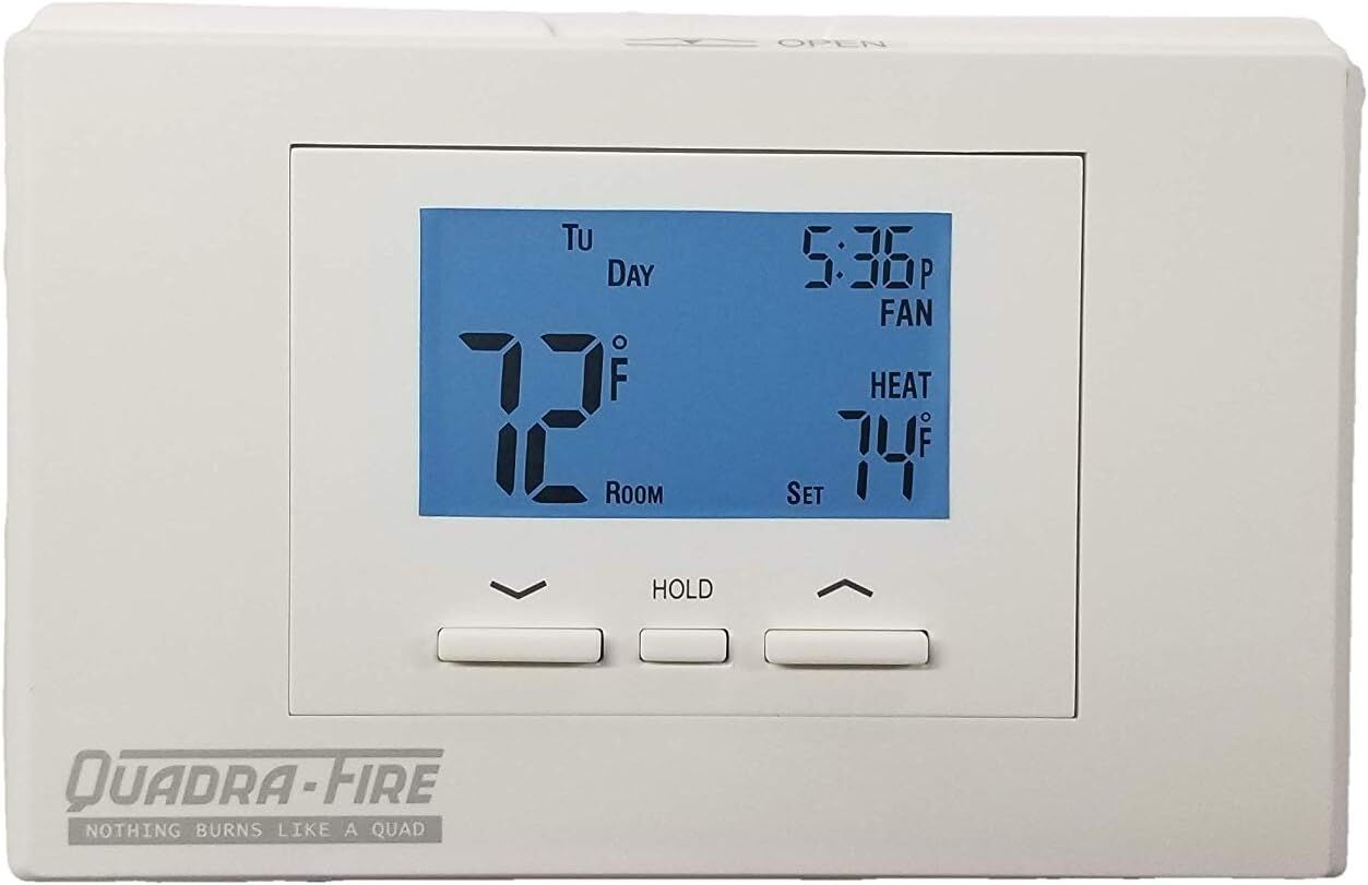 Quadra-Fire Programmable Wall Thermostat With Wire