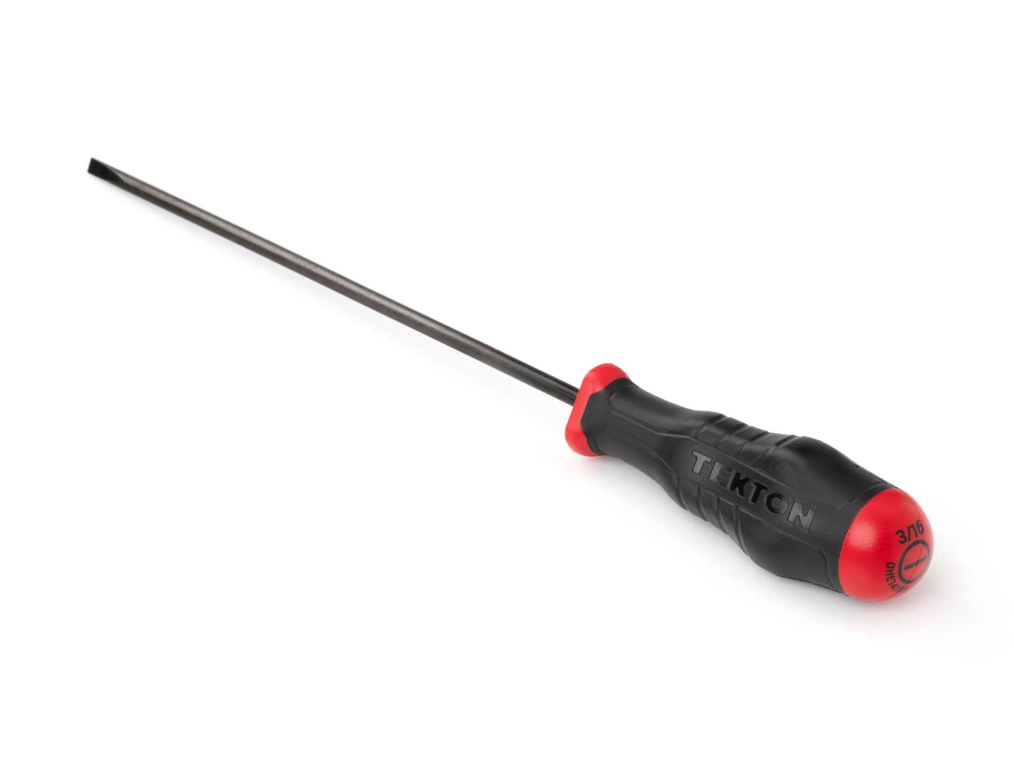 Tekton Long Slotted High-Torque Black Oxide Blade Screwdriver, 3/16-In