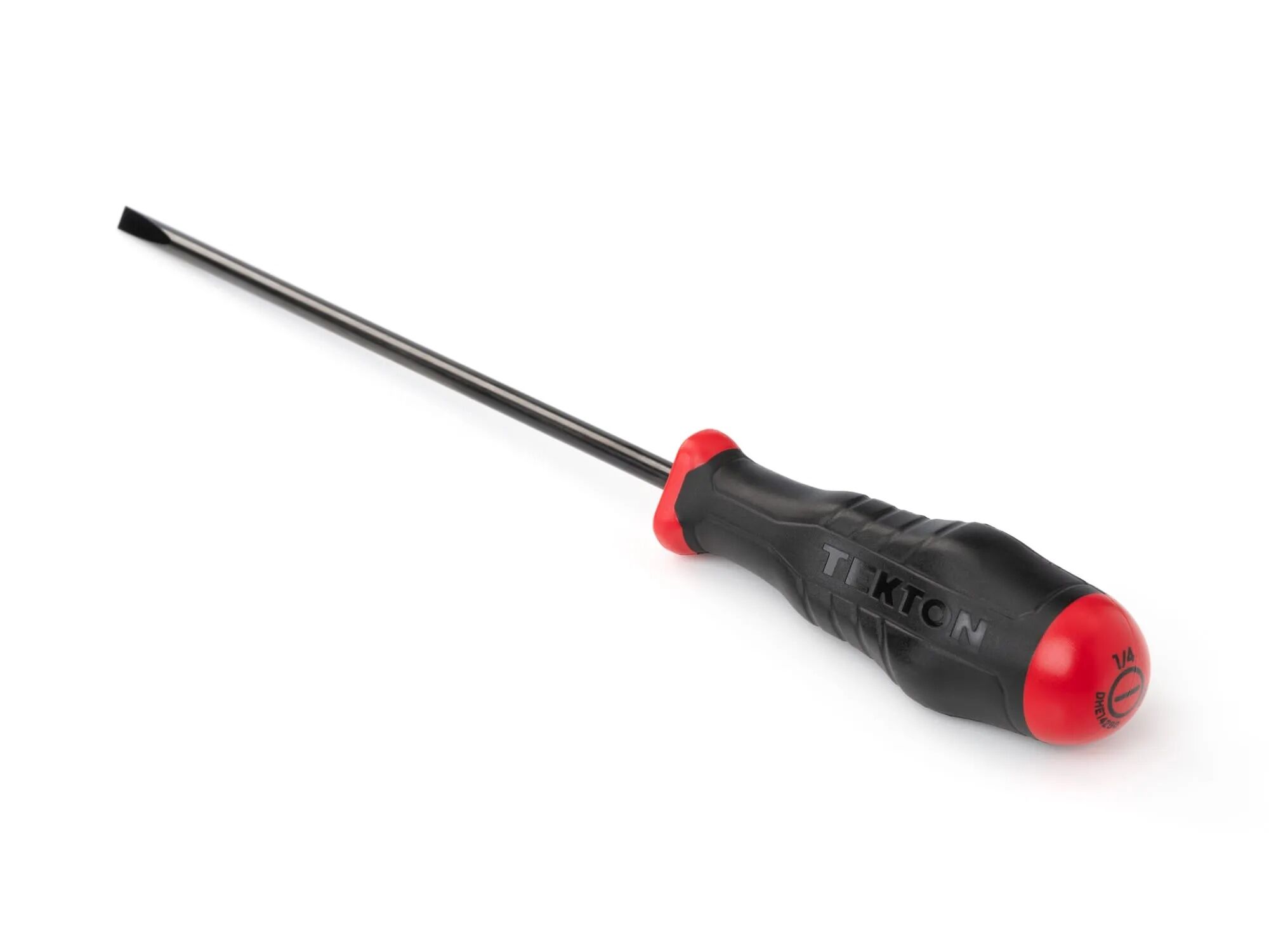 Tekton Long 1/4-In Slotted High-Torque Black Oxide Blade Screwdriver
