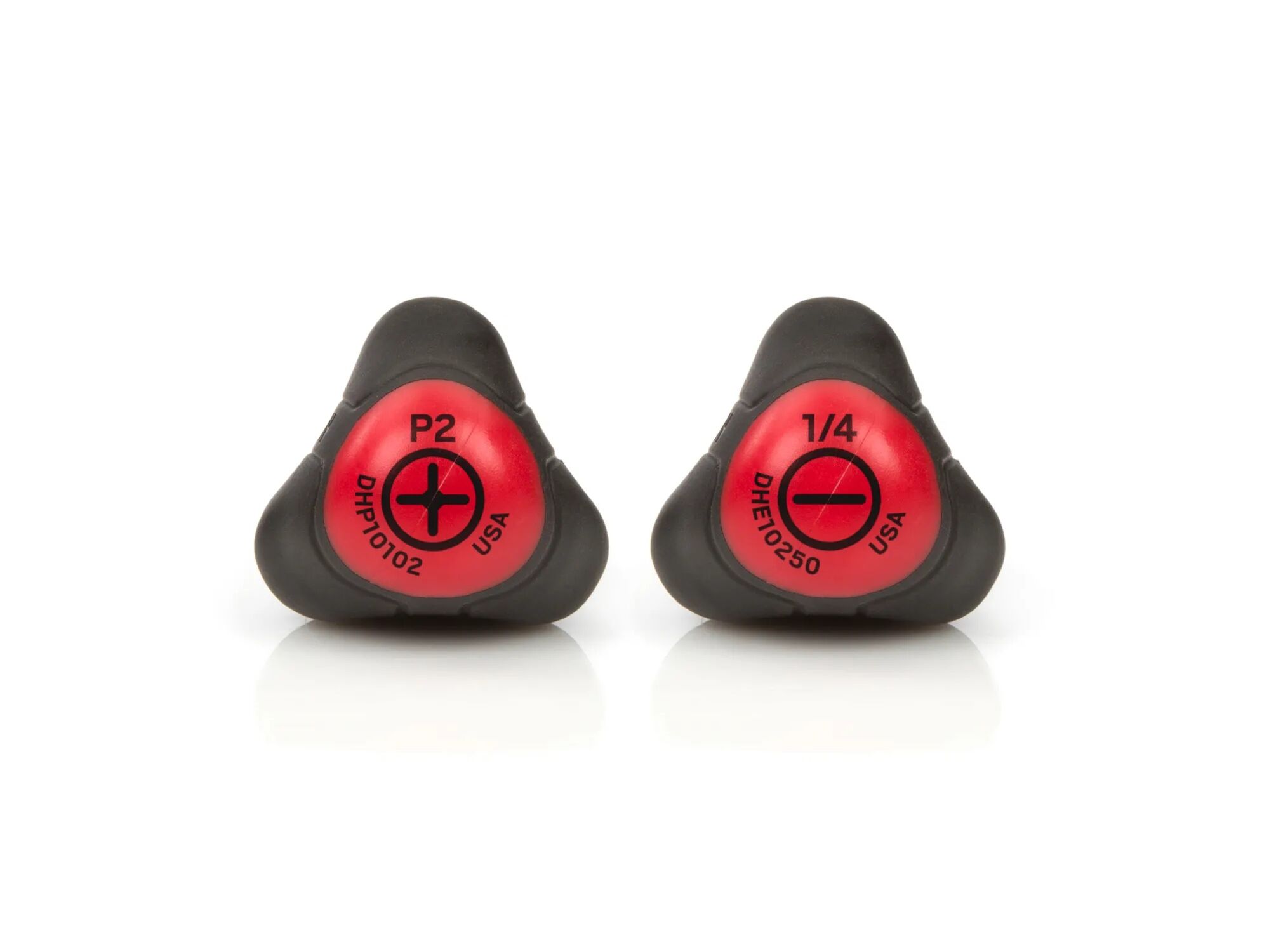 Tekton Stubby High-Torque Black Oxide Blade Screwdriver Set, #2, 1/4-In, 2-Pc