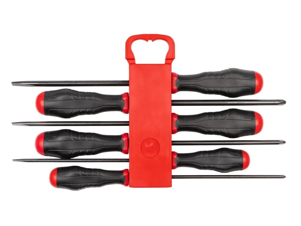 Tekton Long High-Torque Black Oxide Blade Screwdriver Set, #1-#3, 3/16-5/16-In