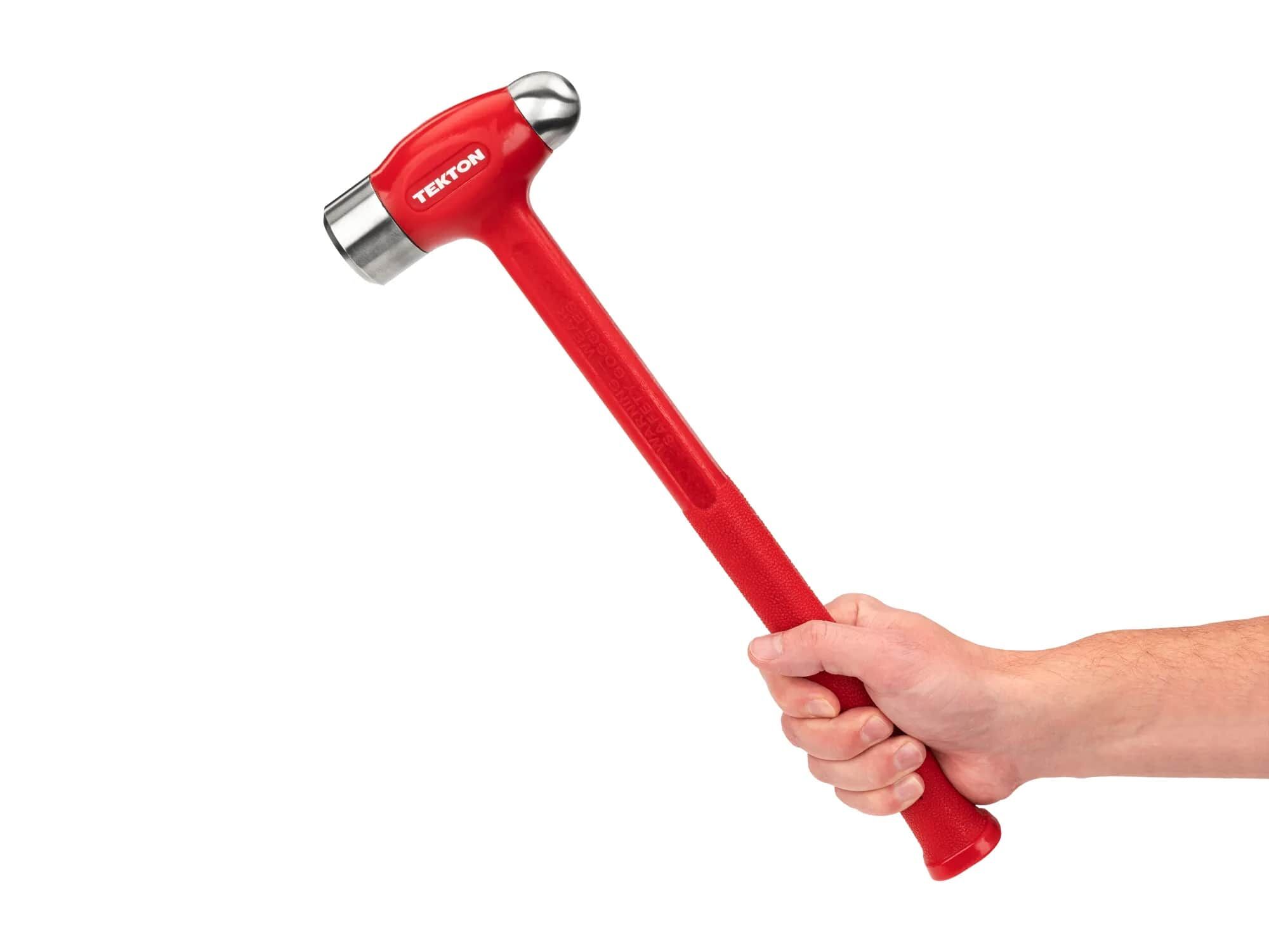 Tekton Long Handle Ball Peen Dead Blow Hammer, 50-Oz