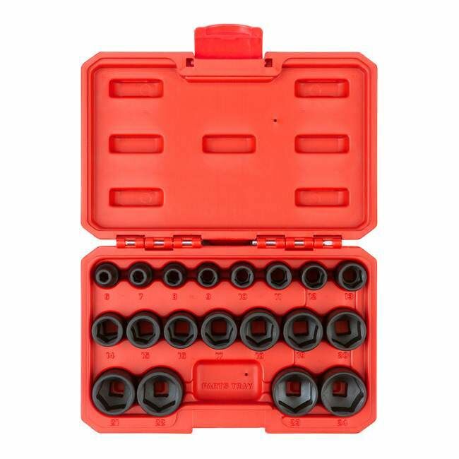 Tekton 19 Piece 3/8 in Drive 6-Point Impact Socket Set
