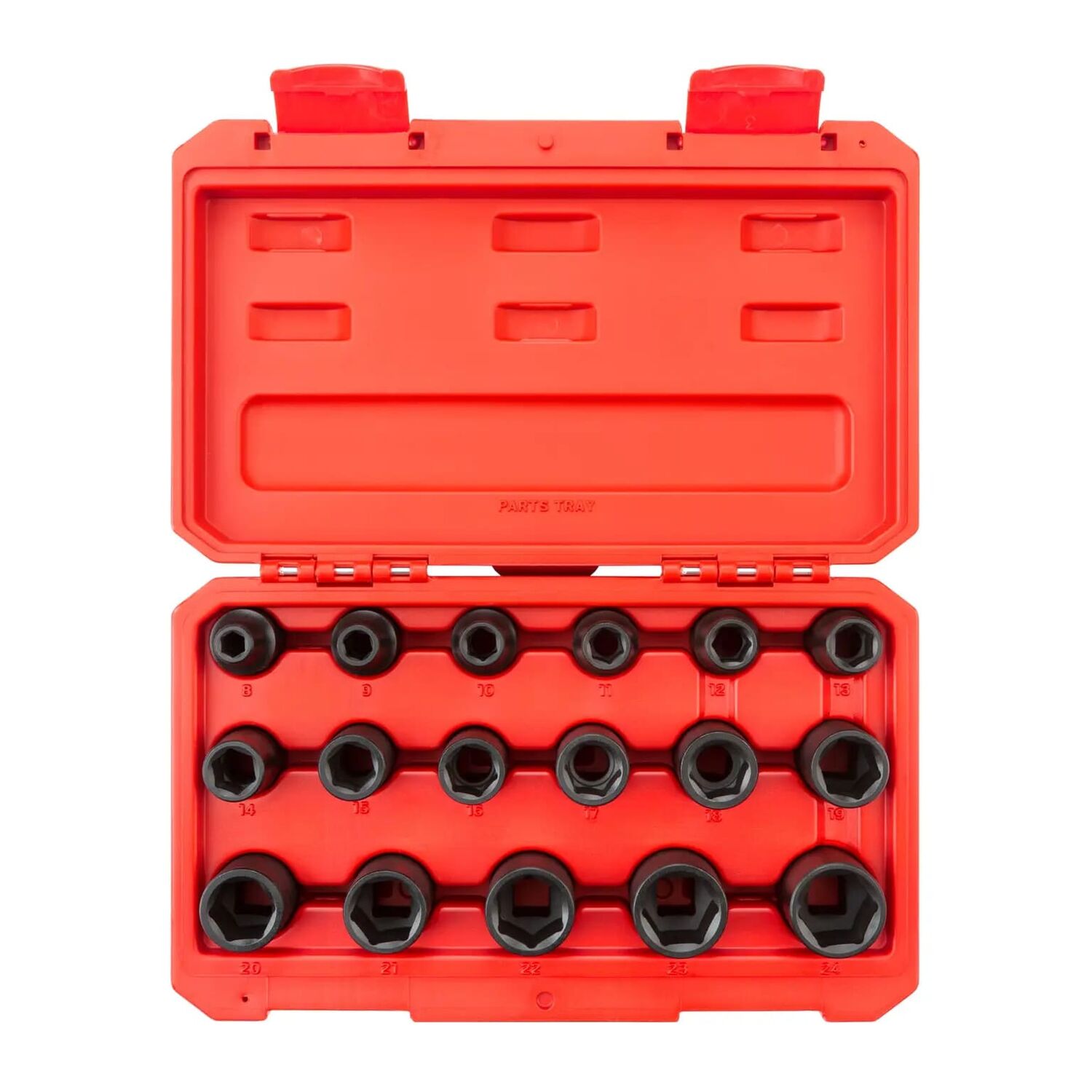 Tekton 1/2-Inch Drive 6-Point Impact Socket Set (8-24mm), 17-Piece