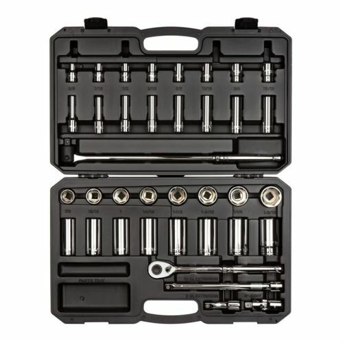 Tekton 1/2 in 6-Point Socket & Ratchet Set, 38 Piece