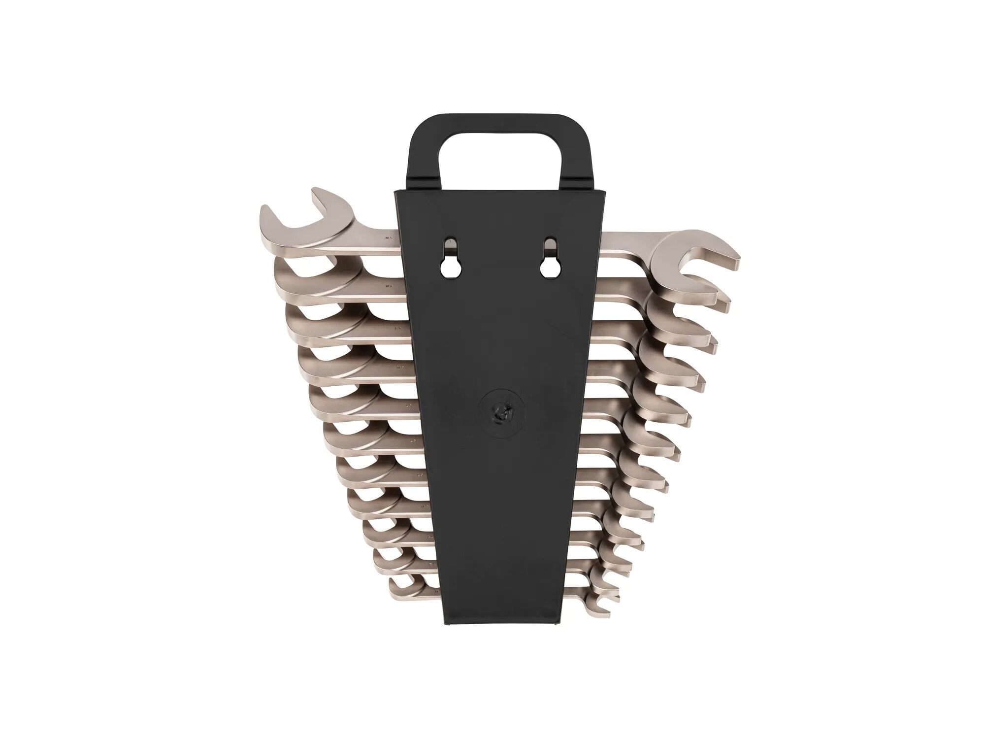 Tekton Angle Head Open End Wrench 11-Pc Set With Holder, 3/8-1-In