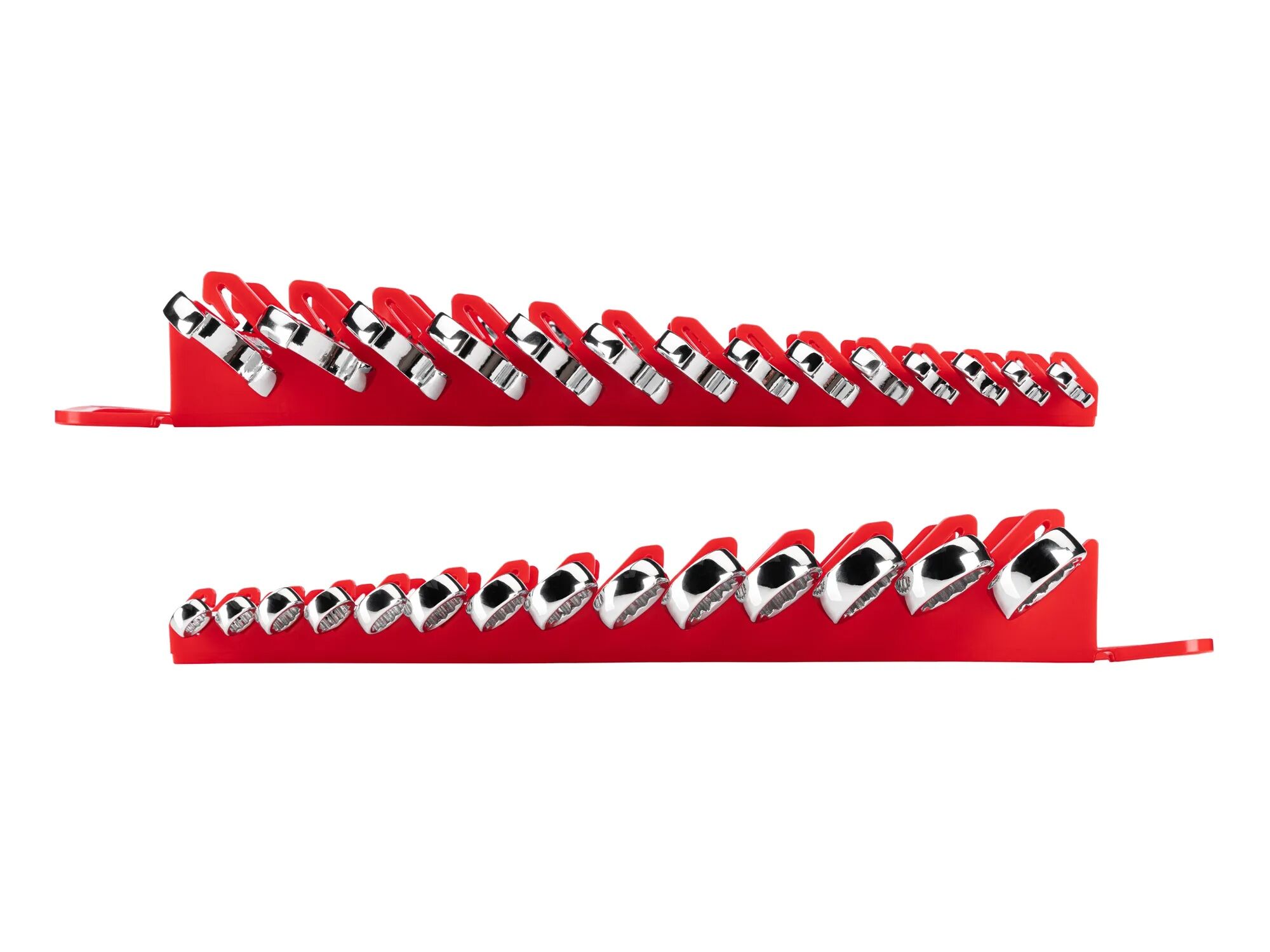 Tekton Stubby Combination Wrench Set With Holder, 14-Pk