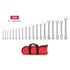 Tekton Flex Head 12-Point 6-24mm Ratcheting Combination Wrench Set with Pouch, 19-Pc