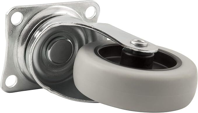 Precision Casters + Wheels 3-In Swivel Non-Marking TPR Caster