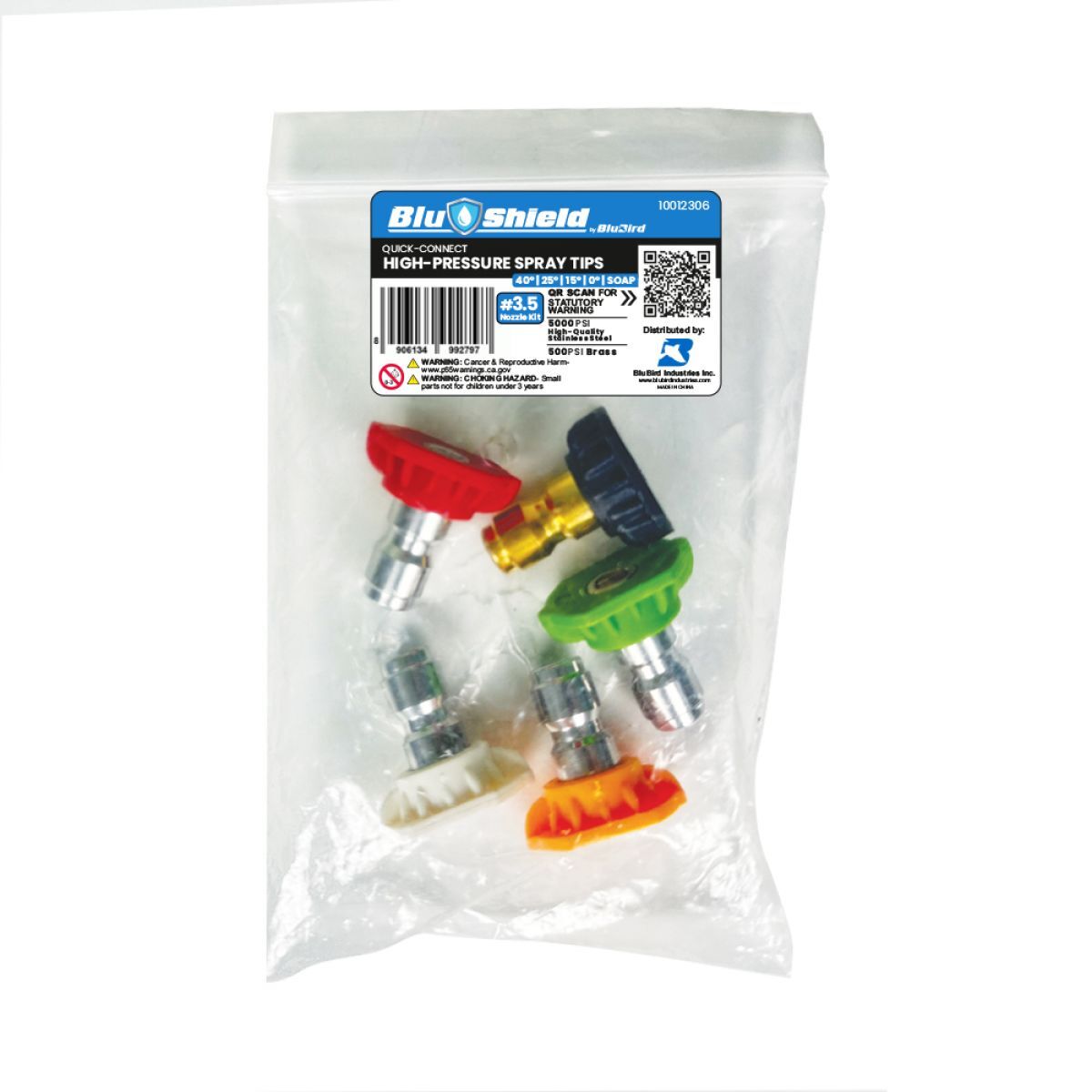 BluBird Blue Shield 4000 PSI Quick Connect Spray Tips