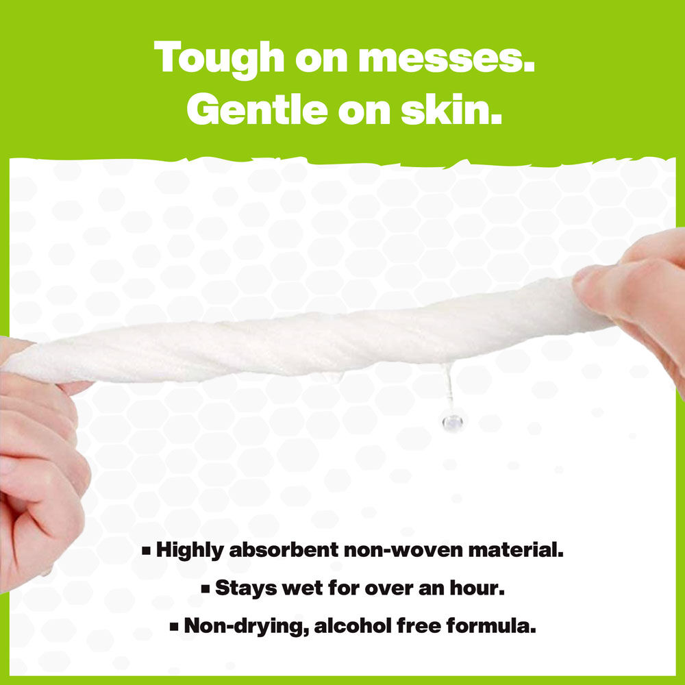 Crocodile Cloth All-Purpose 15 X 10-In Hand Wipes, 80-Ct