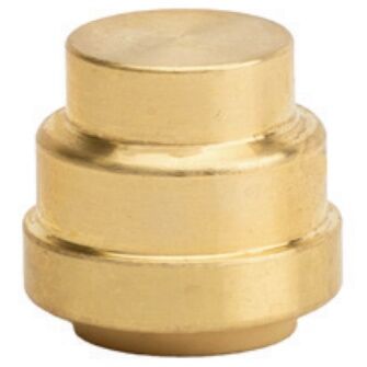 QuickFitting Brass End Stop Cap, 1/2-In