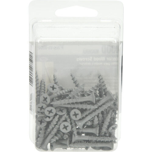 Hillman Fas-N-Tite XL-Deck 10 Year Phil Exterior Wood Screws, 8 X 1-1/4 In