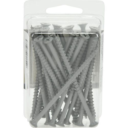 Hillman Fas-N-Tite Exterior Coated Wood Screws, #10 x 3-1/2-In, 25-Pk