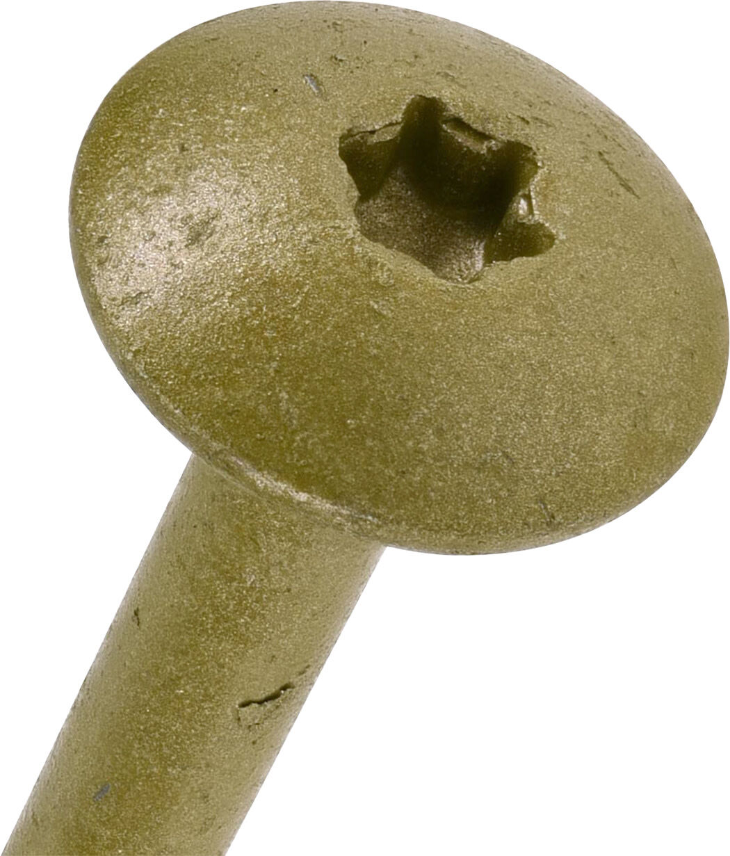 Hillman Power Pro Star Drive Construction Lag Screws, 3/8-In - 16 x 10-In, 15-Pc