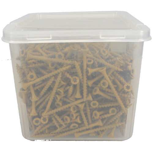 Hillman Deck Plus Tan Deck Screws #8 X 2-In, 5-Lb Box