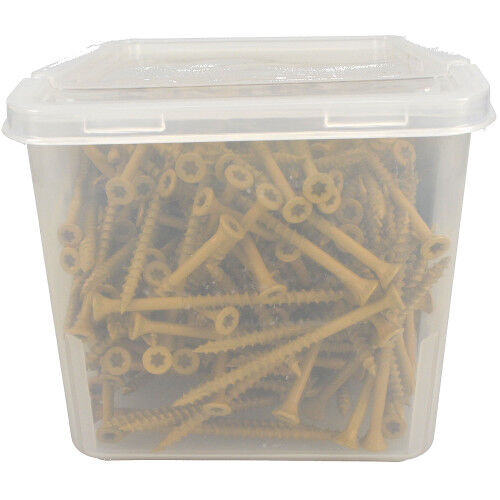 Hillman Deck Plus Tan Deck Screws, #10 X 3-In, 5-Lb