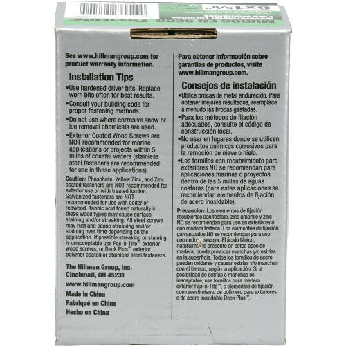 Hillman Fas-N-Tite Smart Thread Drywall Screws, #6 X 1 5/8-In, 1-Lb