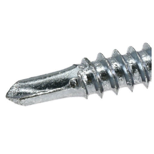 Hillman Power Pro Star Drive Hex Washer #12-24 X 1-In Sheet Metal Screws, 1-Lb