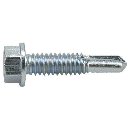 Hillman Power Pro Star Drive Hex Washer #12-24 X 1-In Sheet Metal Screws, 1-Lb