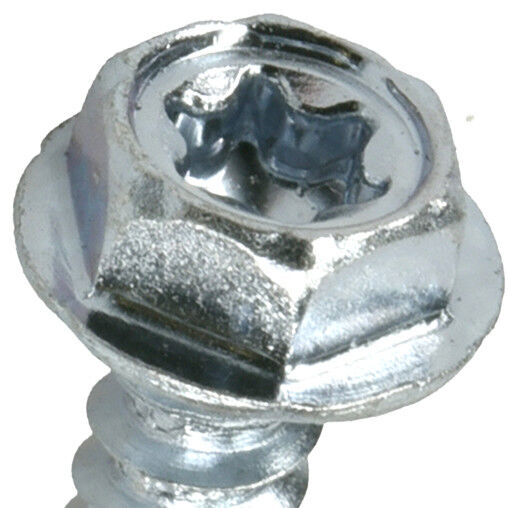 Hillman Power Pro Star Drive Hex Washer #12-24 X 1-In Sheet Metal Screws, 1-Lb