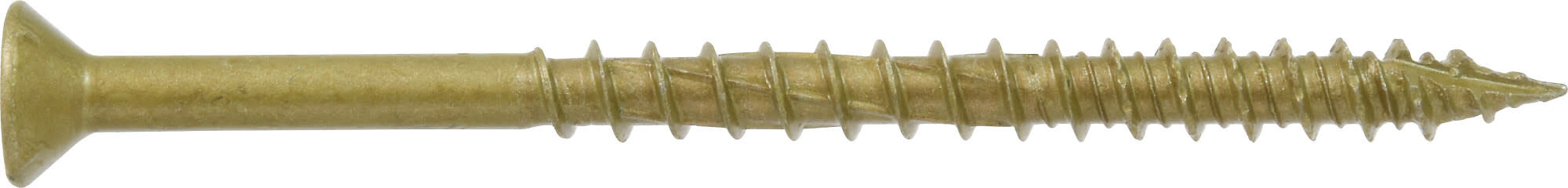 Hillman Power Pro ONE Bronze Flat Exterior Multi-Material Screws, #10 x 2 1/2-In, 15-Pc