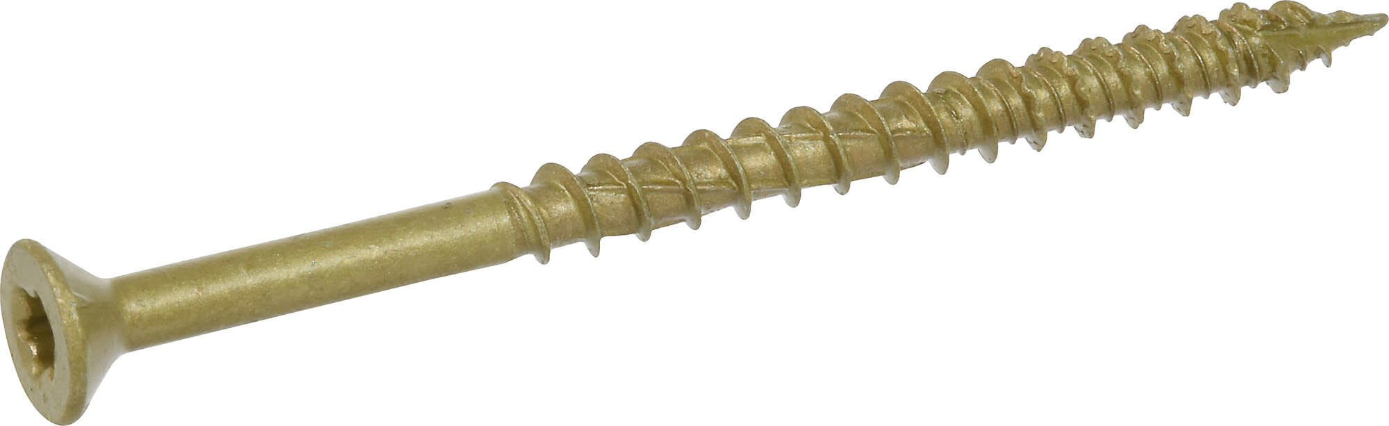Hillman Power Pro ONE Bronze Flat Exterior Multi-Material Screws, #10 x 2 1/2-In, 15-Pc