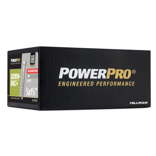 Hillman Screw-Bolt+ Anchors, 3/8-In X 1 3/4-In, 15-Pk