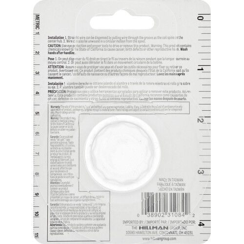 Hillman Galvanized 10-Lb Hobby Wire, #22 X 100-In