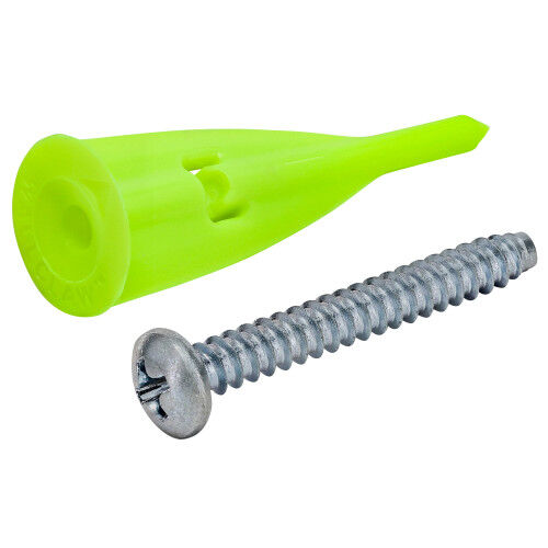 Hillman WallClaw Hammer-In Drywall Anchors with Screws, 25-Pk