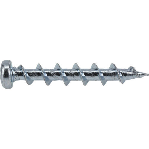 Hillman Borefast Zinc Phillips Pan-Head Screw Anchors, 1-1/2-In, 25-Pc