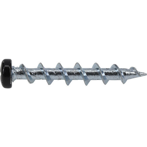 Hillman Borefast Black Phillips Pan-Head Screw Anchors, 1-1/2-In, 25-Pk