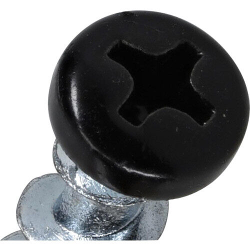 Hillman Borefast Black Phillips Pan-Head Screw Anchors, 1-1/2-In, 25-Pk