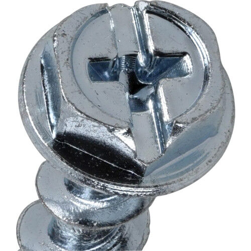 Hillman Borefast Zinc Phillips Hex Washer-Head Screw Anchors, 1-1/2-In, 25-Pk