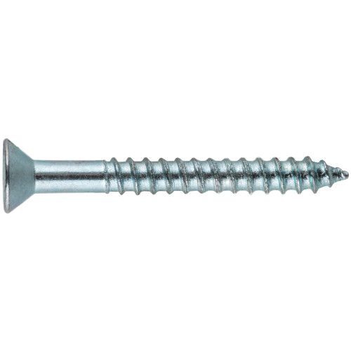 Hillman Zinc Flat Head Phillips Wood Screws, #12 x 1-1/4-In, 50-Pk