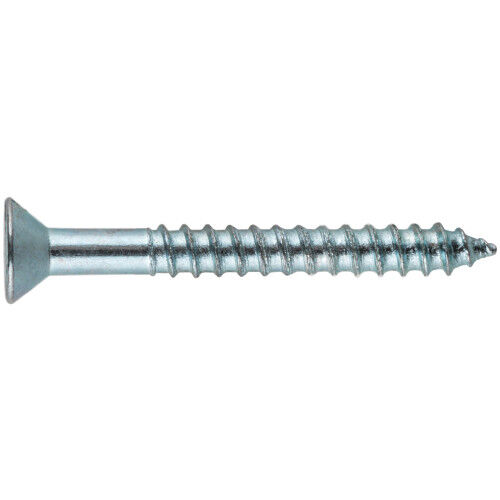 Hillman Zinc Flat Head Phillips Wood Screw #12 x 1-1/2-In, 50-Pk