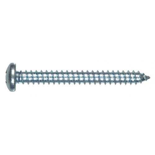 Hillman Zinc Pan Head Phillips Sheet Metal Screw, #12 X 1-In