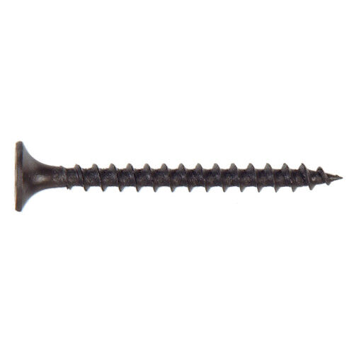 Hillman Project Center Galvanized Black Phosphate Particle Board Screws, #8 X 1 1/4-In, 50-Pk