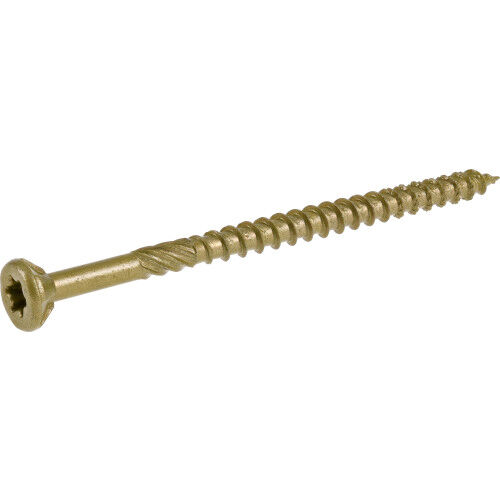 Hillman Power Pro Premium Exterior #9 X 3-In Wood Screws, 5-Lb Box